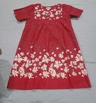 Anthony Richards Women Red Floral Hawaiian Muumuu House Dress Pockets. Fixed Price $24.95.