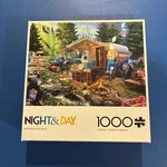 Buffalo Games Night And Day: Beach Holiday Jigsaw Puzzle - 1000PC. Fixed Price $14.00.