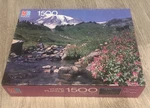 Milton Bradley York Puzzle 1500 Pieces Mt Rainier National Park Factory Sealed. Fixed Price $25.00.