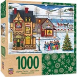 Masterpieces Puzzle; Main Street Carolers By Art Poulin; 1000. Fixed Price $15.95.