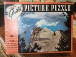 Guild Picture Puzzle Mount Rushmore -series From The 50S. Fixed Price $9.00.