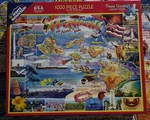 White Mountain Puzzle "hawaii - The Aloha State" 1000 Piece (2014) Complete Rare. Fixed Price $40.00.