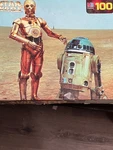 Complete Star Wars R2-D2 C3P0 Droid Puzzle 100 Piece Milton Bradley Vintage. Fixed Price $15.50.