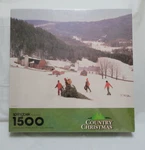 Springbok 1500 Piece Puzzle - Country Christmas 29" X 36" New Sealed. Fixed Price $33.99.