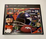 Nfl Denver Broncos Retro Puzzle Jigsaw Football 500 Pieces Has. Fixed Price $12.99.