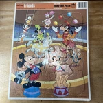 Vintage Disney Friends Golden Frame Tray Puzzle Mickey Goofy Donald. Fixed Price $12.99.