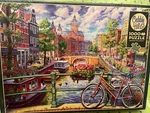 Cobble Hill "amsterdam Canal" 1000 Piece Puzzle + Poster 26.625X19.25 Sealed. Fixed Price $29.95.