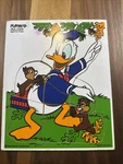 Vintage Playskool Wooden Puzzle Donald Duck Disney Pieces 190-02 Green Grass!. Fixed Price $7.95.