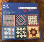 Six American Quilts (springbok) -- 100% Complete. Fixed Price $12.00.