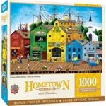Masterpieces Jigsaw Puzzle; Crow's Nest Harbor By Art Poulin; 1000 Pcs. Fixed Price $15.95.