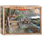Jigsaw Puzzle 1000 Piece Deer Buck Eurographics Abandoned Farm Kevin Daniel. Fixed Price $29.99.