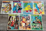Vtg Golden Frame Tray Puzzles Lot Disney Donald Duck Paddington Batman Humpty. Fixed Price $21.95.
