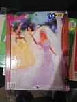 Vintage Mattel Barbie 25 Pieces Frame Tray Puzzle Wedding Dress 2002. Fixed Price $18.99.