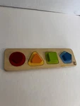 Wooden Puzzle Shapes Toddler Baby Child Kid Learning Colors Tactile. Fixed Price $14.97.
