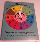 Vintage Sifo Wooden Puzzle Timmy Time Color Wheel Clock 1950'S Tray Gu. Fixed Price $7.98.