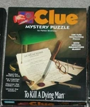 1992 Clue Mystery Puzzle *to Kill Dying Man* Milton Bradley 500 Pc. Euc. Fixed Price $16.00.