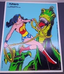 Playskool 1981 Wonder Woman 16-PIECE Wooden Puzzle 80'S Vintage. Fixed Price $15.00.