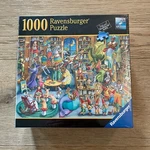 Ravensburger Puzzle 1000 Pieces, Midnight At The Library New 8"X 3" Box. Fixed Price $20.00.
