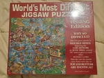 Buffalo Games World's Most Difficult Puzzle Fishing Double Sided 529 Pcs New. Fixed Price $15.00.
