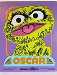 Vintage 1974 Playschool Sesame Street Oscar The Grouch 8 Pc. Wooden Tray Puzzle. Fixed Price $12.00.