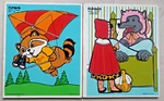 1980 Playskool- Rick Little Red Riding Hood Puzzles 7P 330-05 12P 290-08. Fixed Price $5.00.