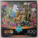 500 Piece Buffalo Puzzle Amazing Nature Jungle Discovery - Complete. Fixed Price $10.00.
