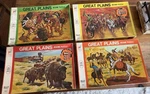 Milton Bradley Great Plains 500 Piece Jigsaw Puzzle, 1973, Multicolor Set Of 4.. Fixed Price $24.98.