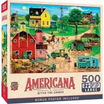 Masterpieces Jigsaw Puzzle; After The Chores; Art By Bob Pettes; 500 Pcs. Fixed Price $14.95.