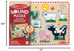 Melissa And Doug Farm Animals Puzzle 8 With Sounds, New Sealed. Fixed Price $8.95.
