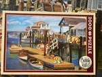 Cobble Hill 2000 Piece Jigsaw Puzzle Summer Pier Complete!. Fixed Price $14.00.