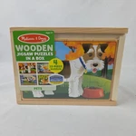 New Melissa & Doug Jigsaw Puzzles In Box Pets Wooden 4 (12) Piece. Fixed Price $18.99.