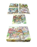Vintage Fairy Tale Wooden 20 Piece Cubes 6 1 Puzzle 5 Picture Guides. Fixed Price $24.95.