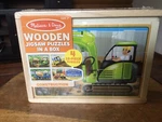 Melissa & Doug Wooden Jigsaw Puzzle In Box Construction Vehicles 4 1. Fixed Price $11.99.