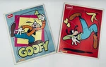 Vtg Lot 2 Playskool Walt Disney Wood Puzzle Goofy Takes F1ALL 90-03 & 190-06. Fixed Price $19.95.