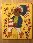 Vintage Playskool Ten Little Indians Wooden Puzzle #360 19 Pieces Playschool. Fixed Price $8.44.