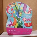 Crocodile Creek 72-PIECE Junior Jigsaw Puzzle Mermaids. Fixed Price $9.73.