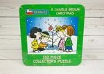 Peanuts Charlie Brown Christmas 550 Piece Collector's Puzzle In Metal Can Box. Fixed Price $69.86.