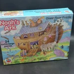 Vintage Frank Schaffer Giant Noah's Ark Floor Puzzle 24 Xtra Large Pieces Sealed. Fixed Price $29.99.
