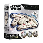Trefl Toys, Movies & More Wood Craft - Millenium Falcon (160 Pieces) New. Fixed Price $15.99.