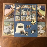 Lang Good Will To All Christmas Puzzle 12 Days Of Puzzling Original Box Perfect. Fixed Price $20.00.