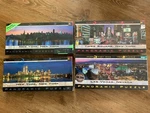 New Lot Of 4 Buffalo Games 750-PIECE Panoramic Jigsaw Puzzles Bundle Sealed. Fixed Price $44.95.