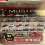 Eurographics Ford Mustang Evolution 1000 Piece Jigsaw Puzzle. Fixed Price $18.00.