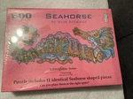 Vtg Seahorse By Herb Schwartz Spilsbury Puzzle Co. 3 Ft Longfellow Series 600. Fixed Price $39.99.