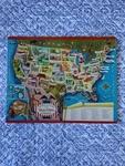 Vintage United States Of America Picture Puzzle Map Whitman #4519 Complete. Fixed Price $12.99.