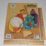 Vintage 1987 Warren When Dinosaurs Ruled The Earth Baseball Puzzle Toy Sealed. Fixed Price $19.95.