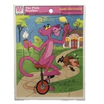 Vintage 1979 Whitman Pink Panther Frame-tray Puzzle Unicycle Ice Cream 4512-2D. Fixed Price $9.38.