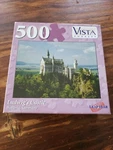 Ludwig's Castle Bavaria Germany 500 Piece Jigsaw Puzzle New Sealed Vista. Fixed Price $9.98.