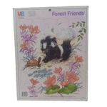 Milton Bradley 1989 Giordano Art Forest Friends Vntg Puzzle Plus Bonus. Fixed Price $18.00.