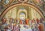 School Of Athens By Raphael (551 Piece Wooden Jigsaw Puzzle). Fixed Price $129.95.