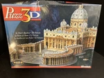 New Sealed PUZZ3D Wrebbit Puzzle St. Peter Basilica The Vatican Box Dent**. Fixed Price $69.74.